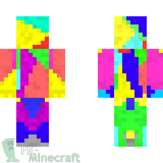 Aperçu de la skin Minecraft Color Man
