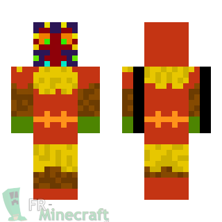 Aperçu de la skin Minecraft Skull Kid - Zelda