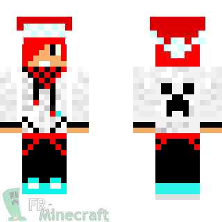 Aperçu de la skin Minecraft Ado Noël