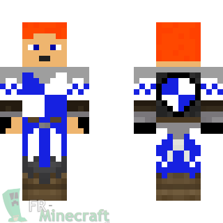 Aperçu de la skin Minecraft Soldat du Moyen-Age