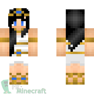 Aperçu de la skin Minecraft Princesse Egyptienne