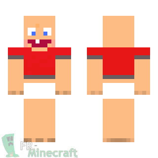 Aperçu de la skin Minecraft Bébé rouge