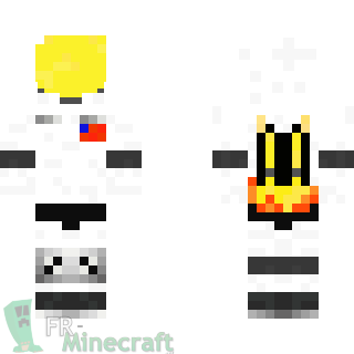 Aperçu de la skin Minecraft Astronaute