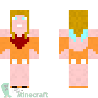 Aperçu de la skin Minecraft Eniripsa femme - Wakfu
