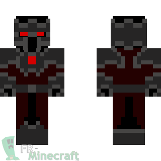 Aperçu de la skin Minecraft Chevalier infernal