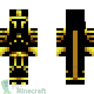 Aperçu de la skin Minecraft Chevalier de l'or