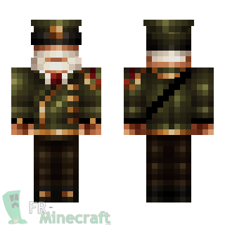 Aperçu de la skin Minecraft Commandant