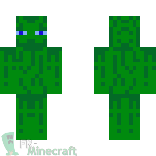 Aperçu de la skin Minecraft Enderman vert