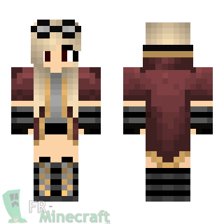 Aperçu de la skin Minecraft Fille Steampunk