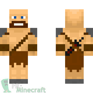 Aperçu de la skin Minecraft Barbare