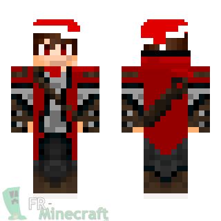 Aperçu de la skin Minecraft Aventurier de Noël