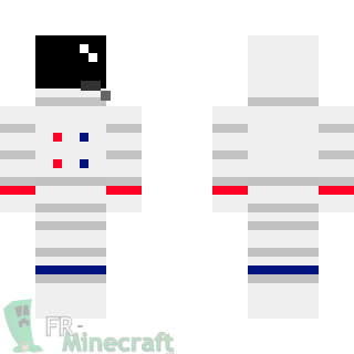 Aperçu de la skin Minecraft Astronaute