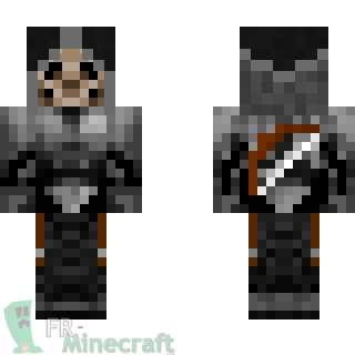 Aperçu de la skin Minecraft Squelette en costume