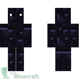 Aperçu de la skin Minecraft Homme d'obsidienne