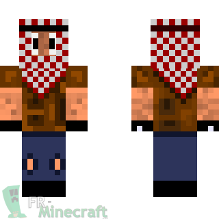 Aperçu de la skin Minecraft Terroriste