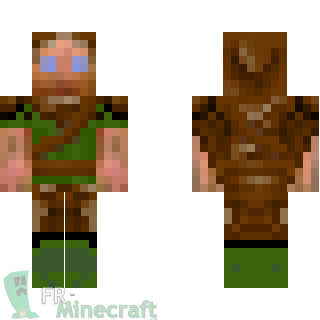 Aperçu de la skin Minecraft L'homme de la forêt