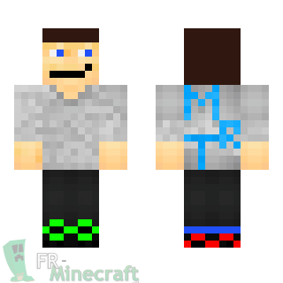 Aperçu de la skin Minecraft Anonyme