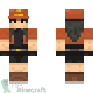 Aperçu de la skin Minecraft Ranger (F) - Pokémon