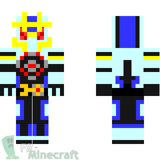 Aperçu de la skin Minecraft Kamen Rider Ixa