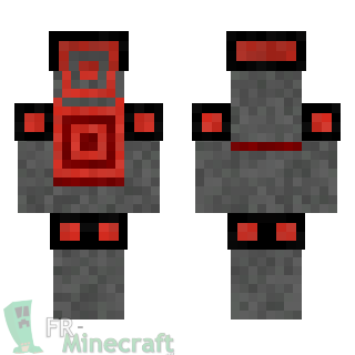 Aperçu de la skin Minecraft Chevalier de l'Espace rouge