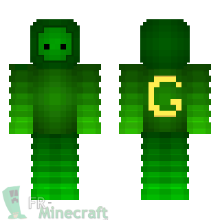Aperçu de la skin Minecraft Ressort vert