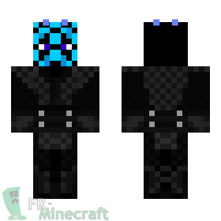 Aperçu de la skin Minecraft Zabrak bleu