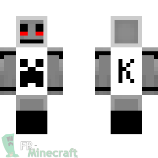Aperçu de la skin Minecraft Robot Creeper 