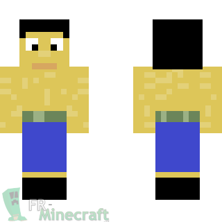 Aperçu de la skin Minecraft Homme torse nu