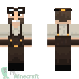 Aperçu de la skin Minecraft Ouvrier