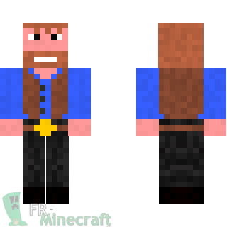 Aperçu de la skin Minecraft Chuck Norris