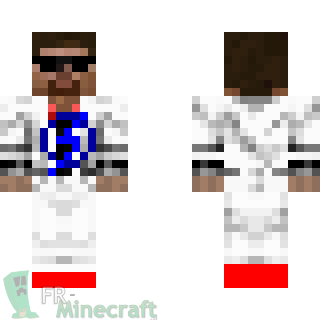 Aperçu de la skin Minecraft Steve Agent Secret