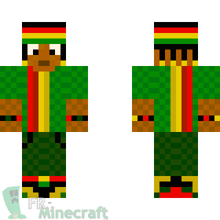 Aperçu de la skin Minecraft Bob Marley