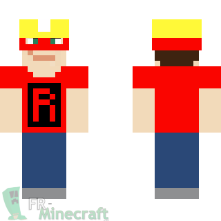 Aperçu de la skin Minecraft Redrock