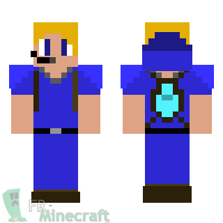 Aperçu de la skin Minecraft Garçon cool