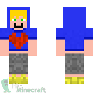 Aperçu de la skin Minecraft Fille aux cheveux blonds