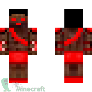 Aperçu de la skin Minecraft steve possédé