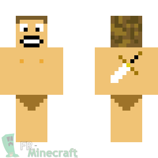 Aperçu de la skin Minecraft Tarzan