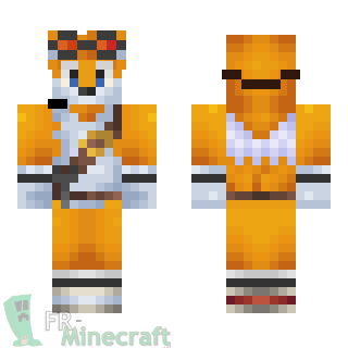 Aperçu de la skin Minecraft Tails - Sonic