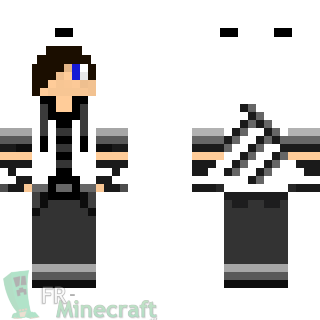 Aperçu de la skin Minecraft Garçon panda