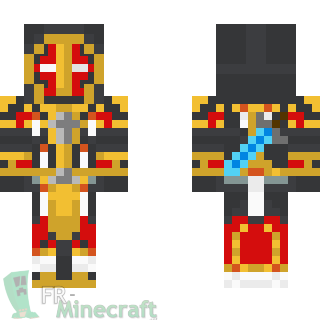 Aperçu de la skin Minecraft Paladin Tier 2 - World Of Warcraft