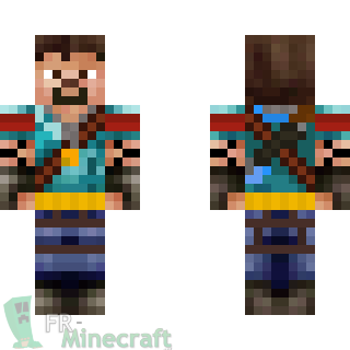 Aperçu de la skin Minecraft Steve chasseur