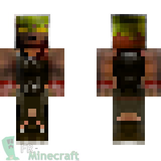 Aperçu de la skin Minecraft Steve Mort Vivant