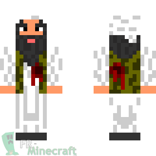 Aperçu de la skin Minecraft Oussama ben Laden