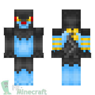 Aperçu de la skin Minecraft Luxray - Pokémon