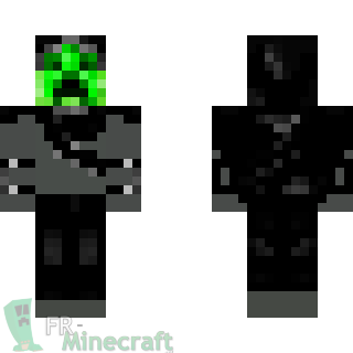 Aperçu de la skin Minecraft Creeper assassin