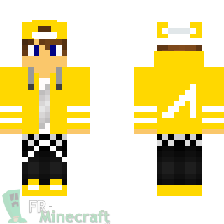 Aperçu de la skin Minecraft Beau mec jaune