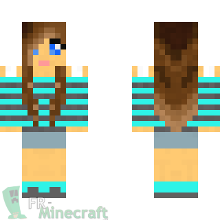 Aperçu de la skin Minecraft ado