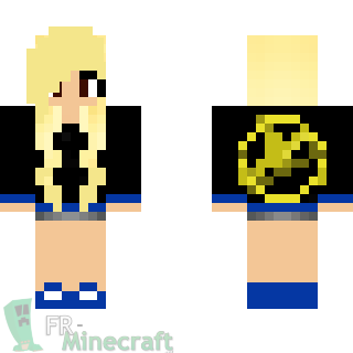 Aperçu de la skin Minecraft Fille-Hunger-Games