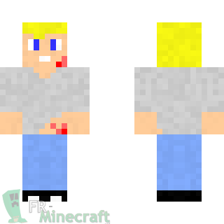 Aperçu de la skin Minecraft Naufragé