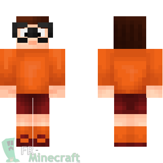 Aperçu de la skin Minecraft Velma - Scooby-Doo